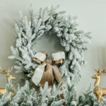 36" Queen Flock® Wreath with Warm White LED Lights (Plug Operated)