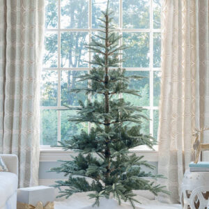 Unlit Noble Fir Artificial Christmas tree
