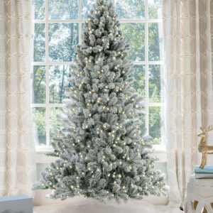 Prince flocked Christmas tree
