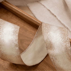 Gold Glitter Ribbon (10 Yards)