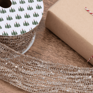 Gold Mesh Ribbon (10 Yards)